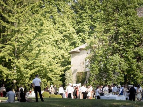 Chambres D'Hotes Chateau Beaupre แซงต์โรรองต์เดส์อาเบรอส์ ภายนอก รูปภาพ